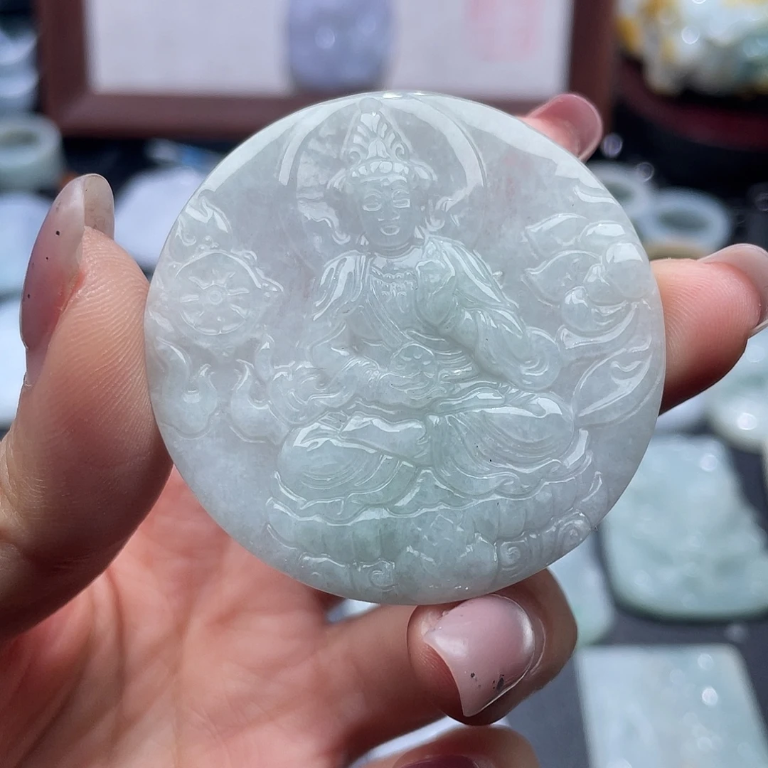 翡翠未镶嵌颈饰翡翠