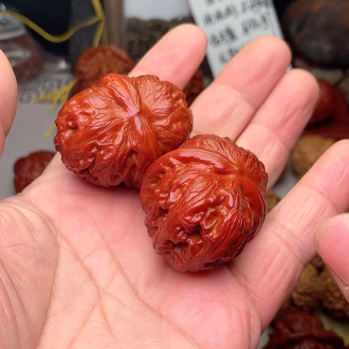 文玩核桃把件K****r元宝