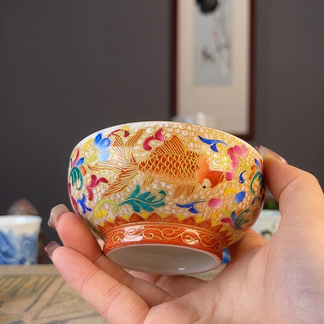 杯景德镇陶瓷茶杯多人