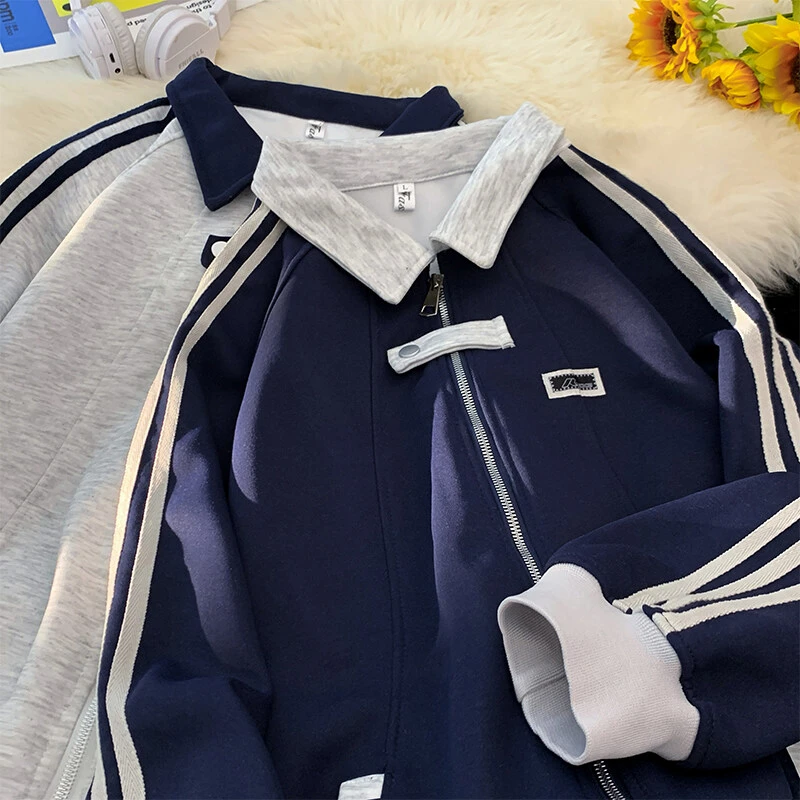 春秋港风炸街卫衣开衫男士韩版潮流高街帅气百搭2024秋冬ins新款