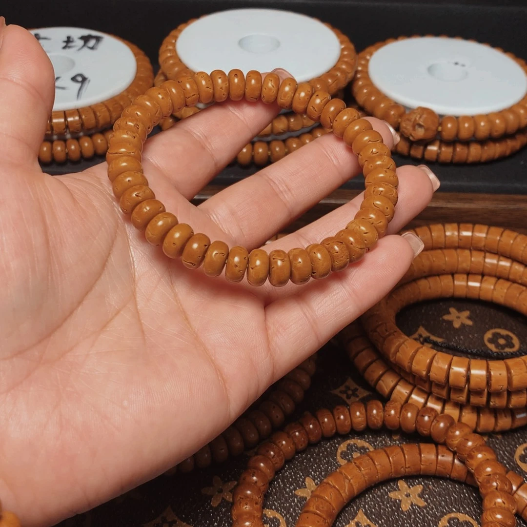 甜***甜桃核把件桃核单圈