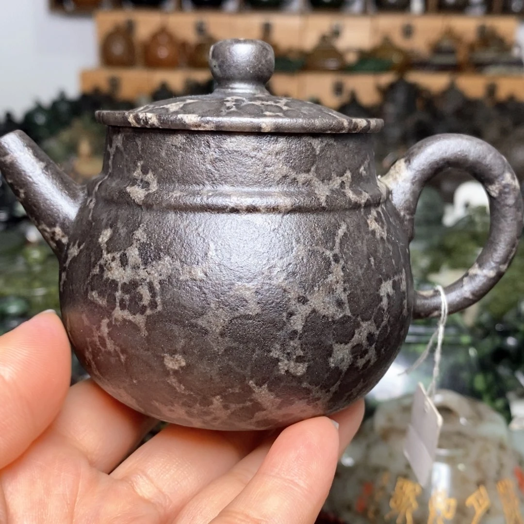 冰碛岩豹纹如意壶200cc