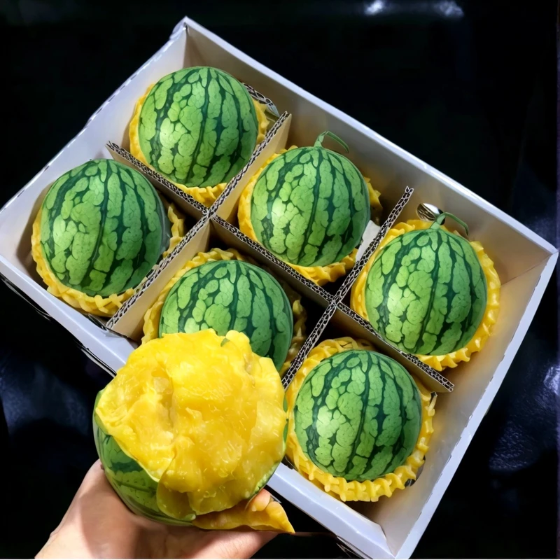 特小凤黄心清甜不腻甜脆富硒砂瓤薄皮迷你冰淇淋新鲜水果采摘