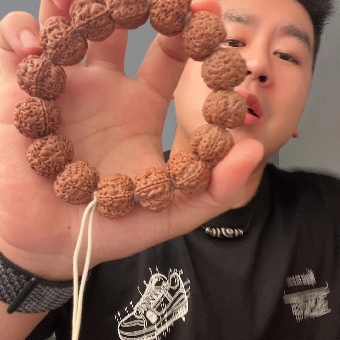 吊坠金刚菩提红皮古龙6