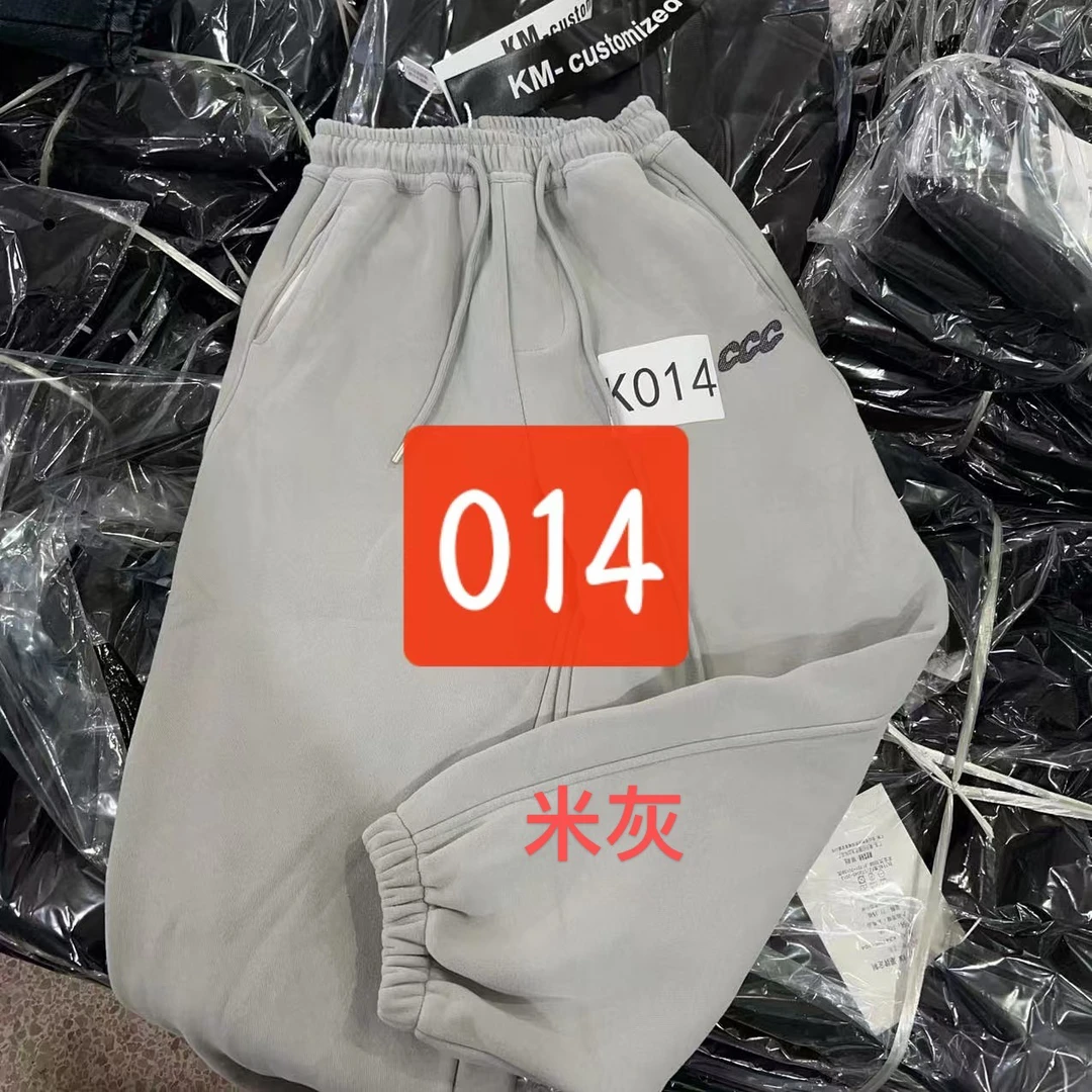 KM PERSONALITY 2024 新款冬季儿童加绒百搭休闲卫裤 014