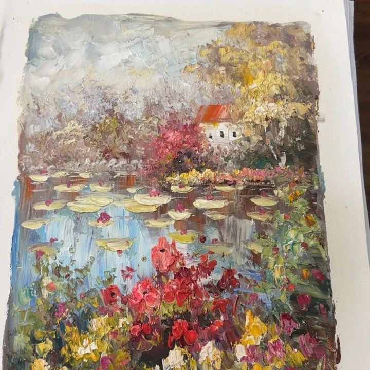 油画在这一刻你就