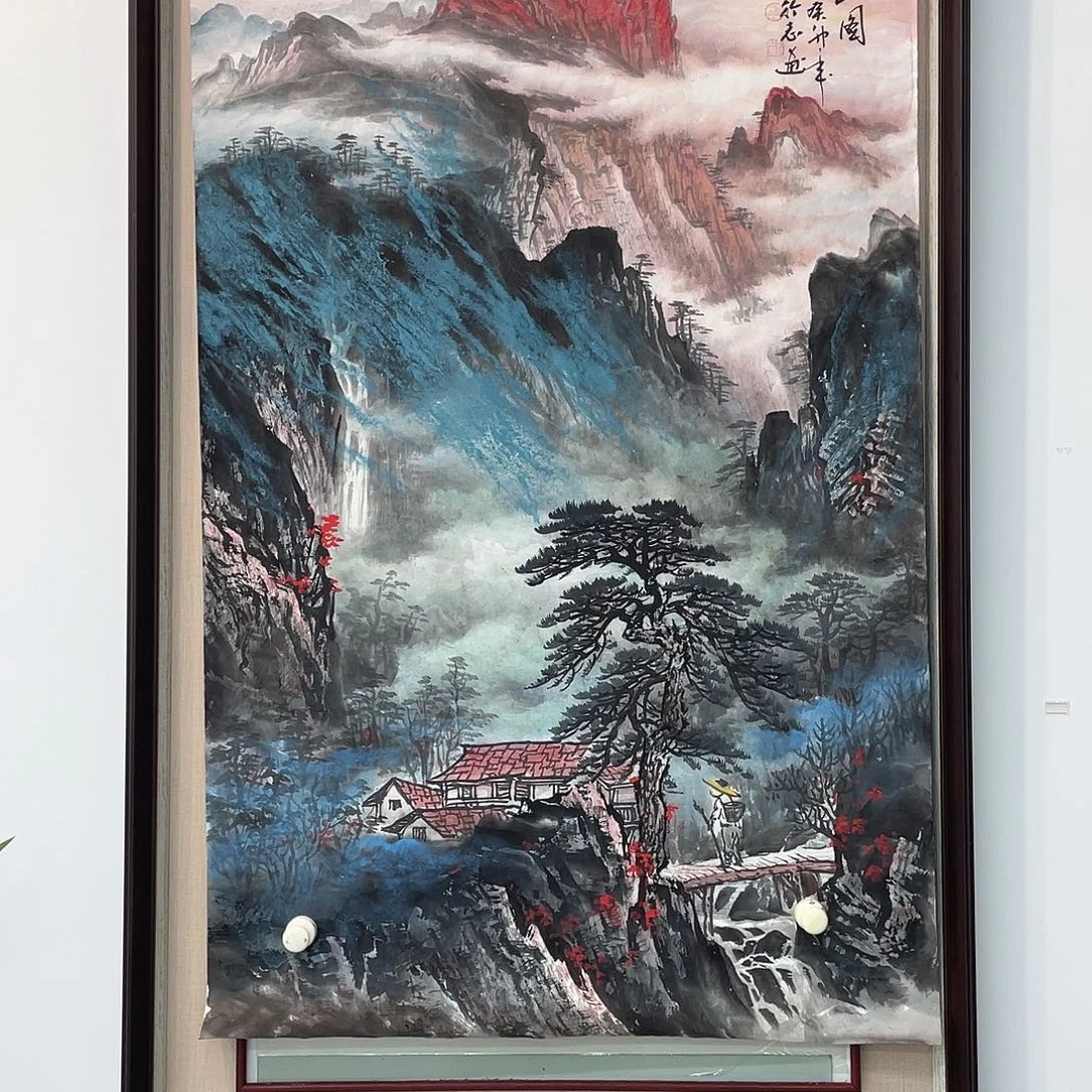 国画老师手绘国画精品
