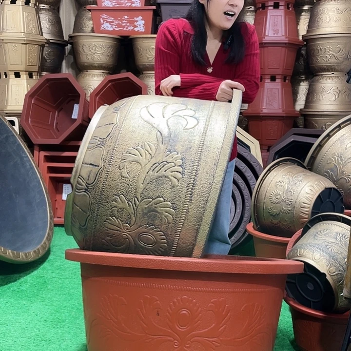圆盆红色八零一个
