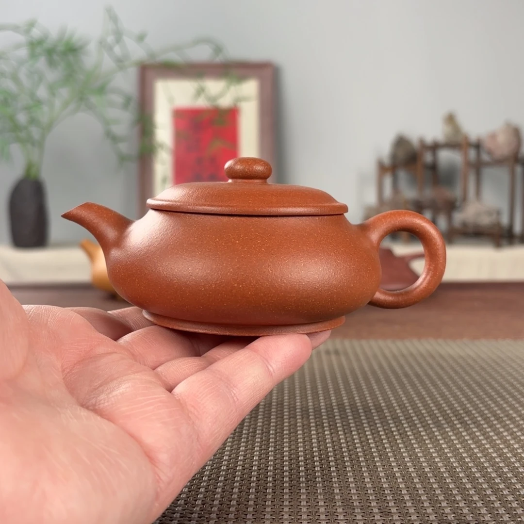 紫砂茶壶微瑕黄龙山原矿紫砂壶