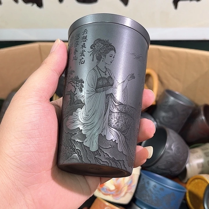 茶杯紫砂?**?全手工紫砂主人杯