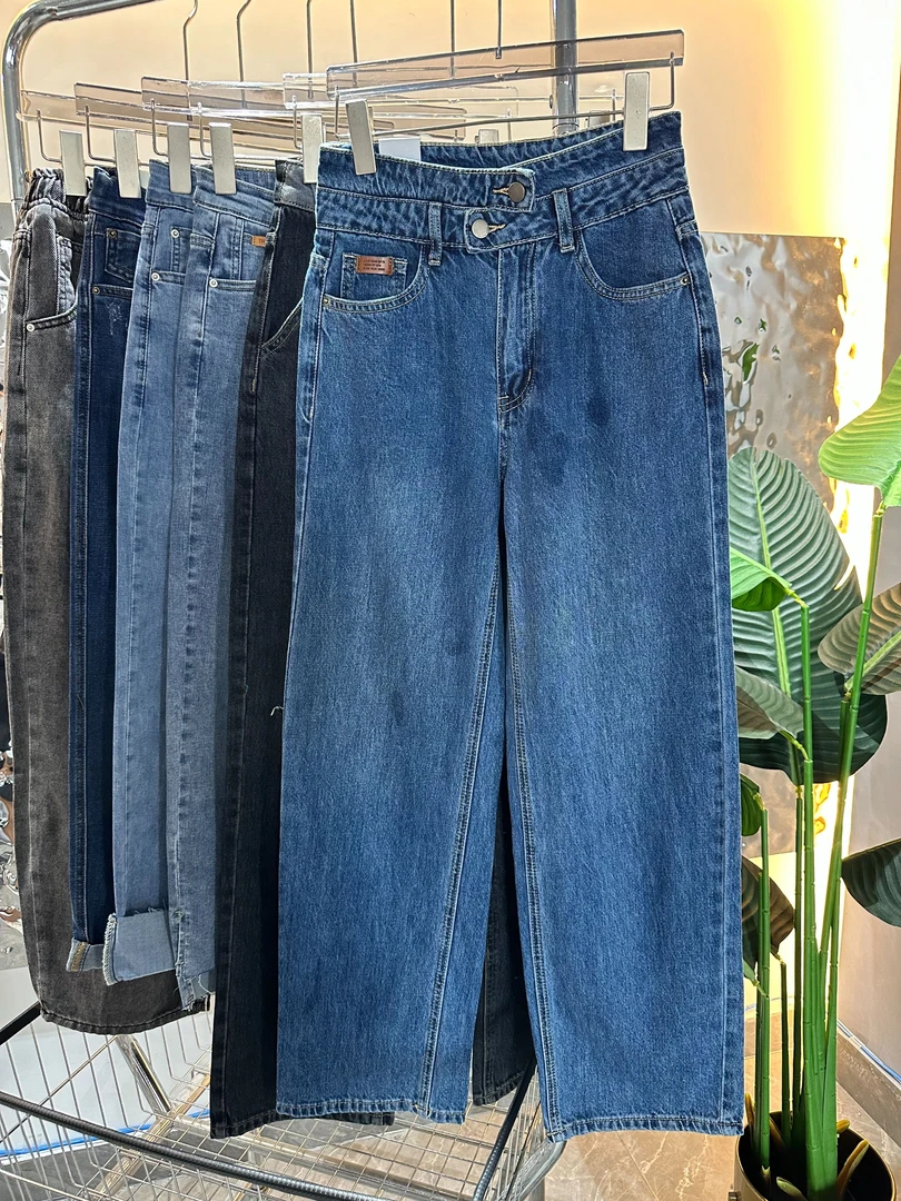 995   高街时尚设计师水洗潮流做旧复古休闲美式牛仔裤  款号#027