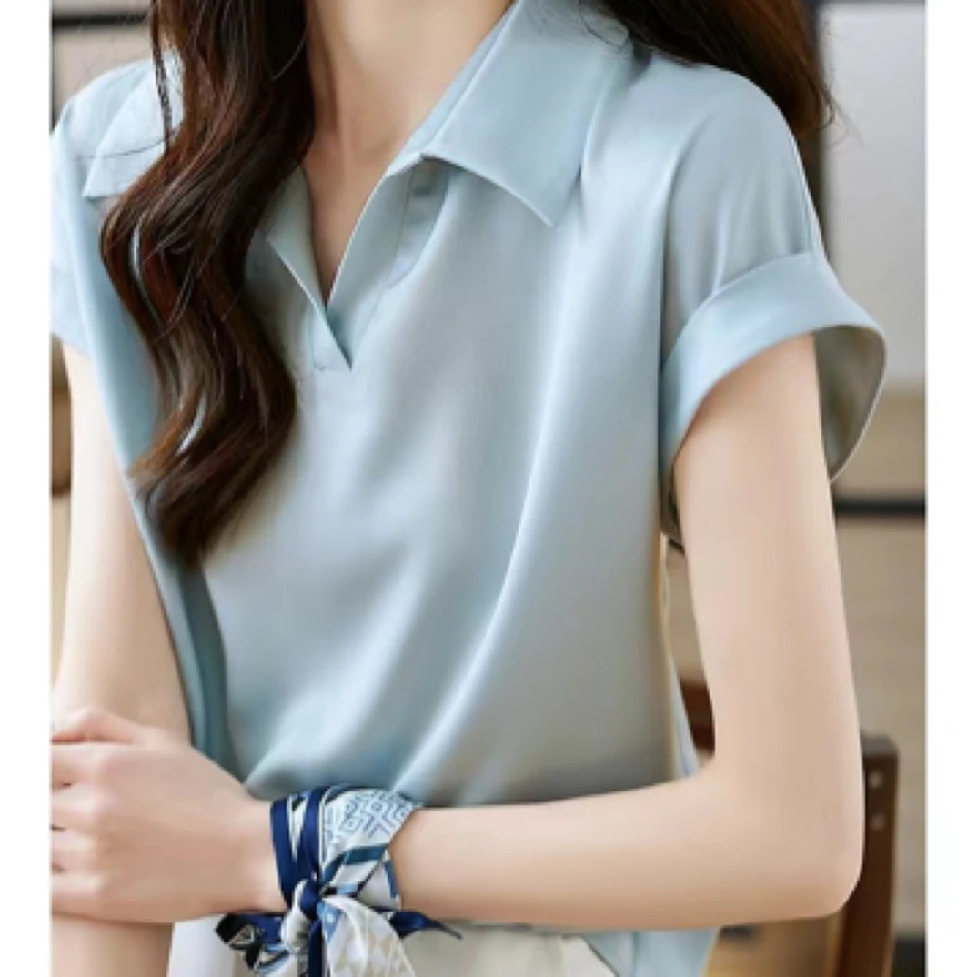 2025夏季新款polo短袖百搭显瘦