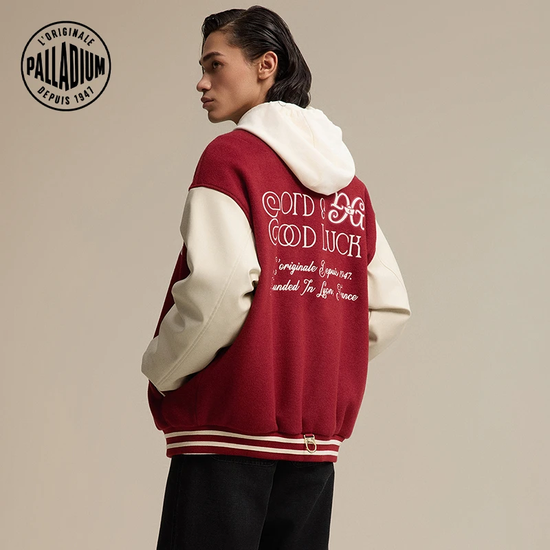 帕拉丁春季上装时尚潮流图案棒球外套1011266