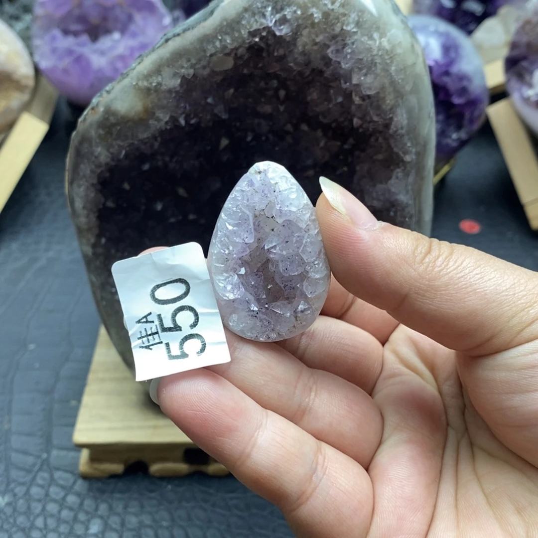 未镶嵌大型摆件（非配饰）紫晶星****间