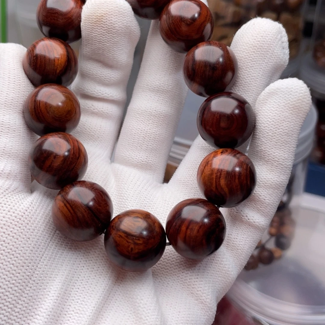 白***白檀香木手串/手链1.8