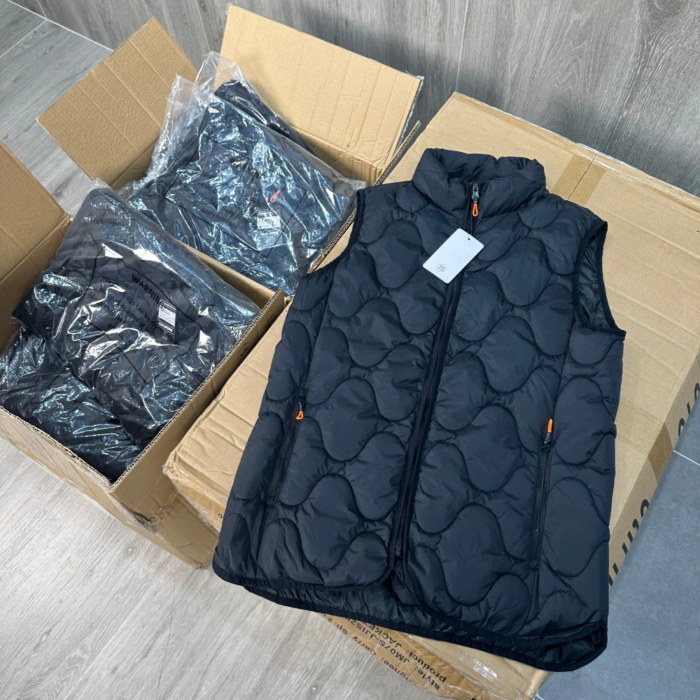 原汁原味！欧单牛货！秋冬情侣款户外运动休闲轻量保暖棉马甲背心