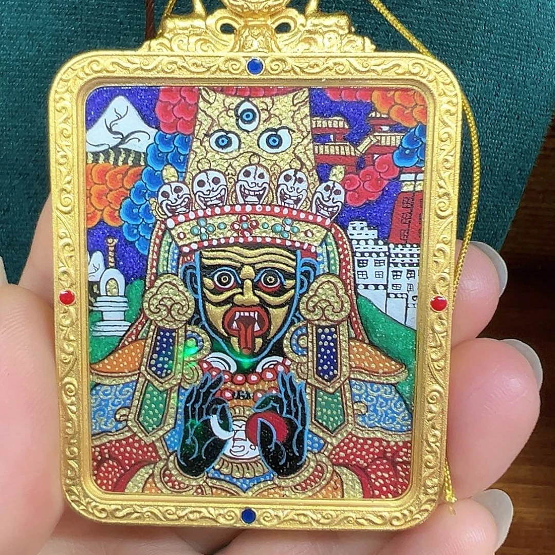 吊坠手绘唐卡扎基拉姆