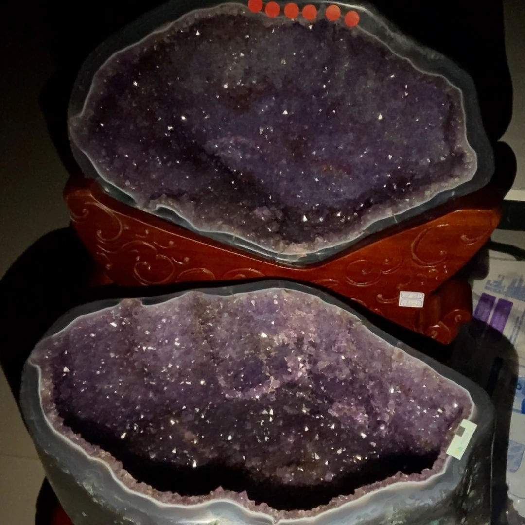 紫晶未镶嵌大型摆件（非配饰）琪