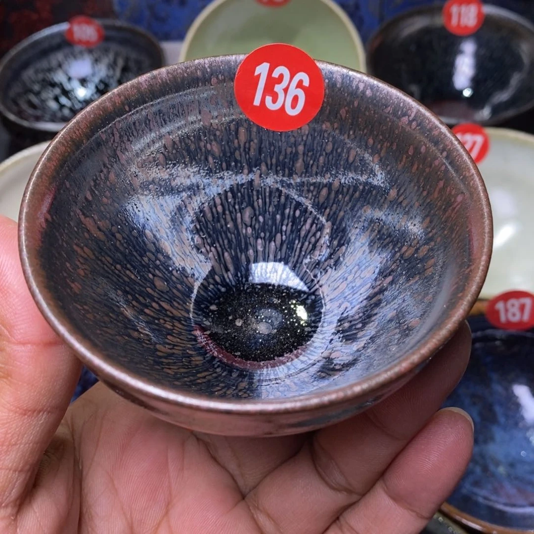 茶盏叶明龙窑柴烧茶盏