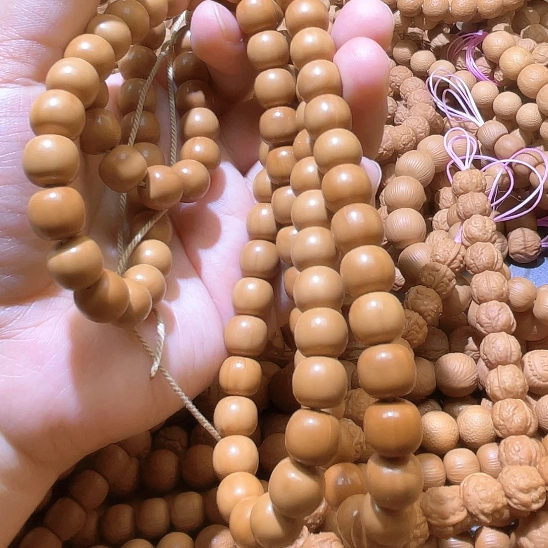 手串猴头核桃薇微瑕老型108脖挂