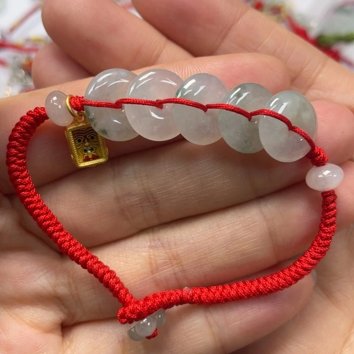 翡翠未镶嵌手绳16手围