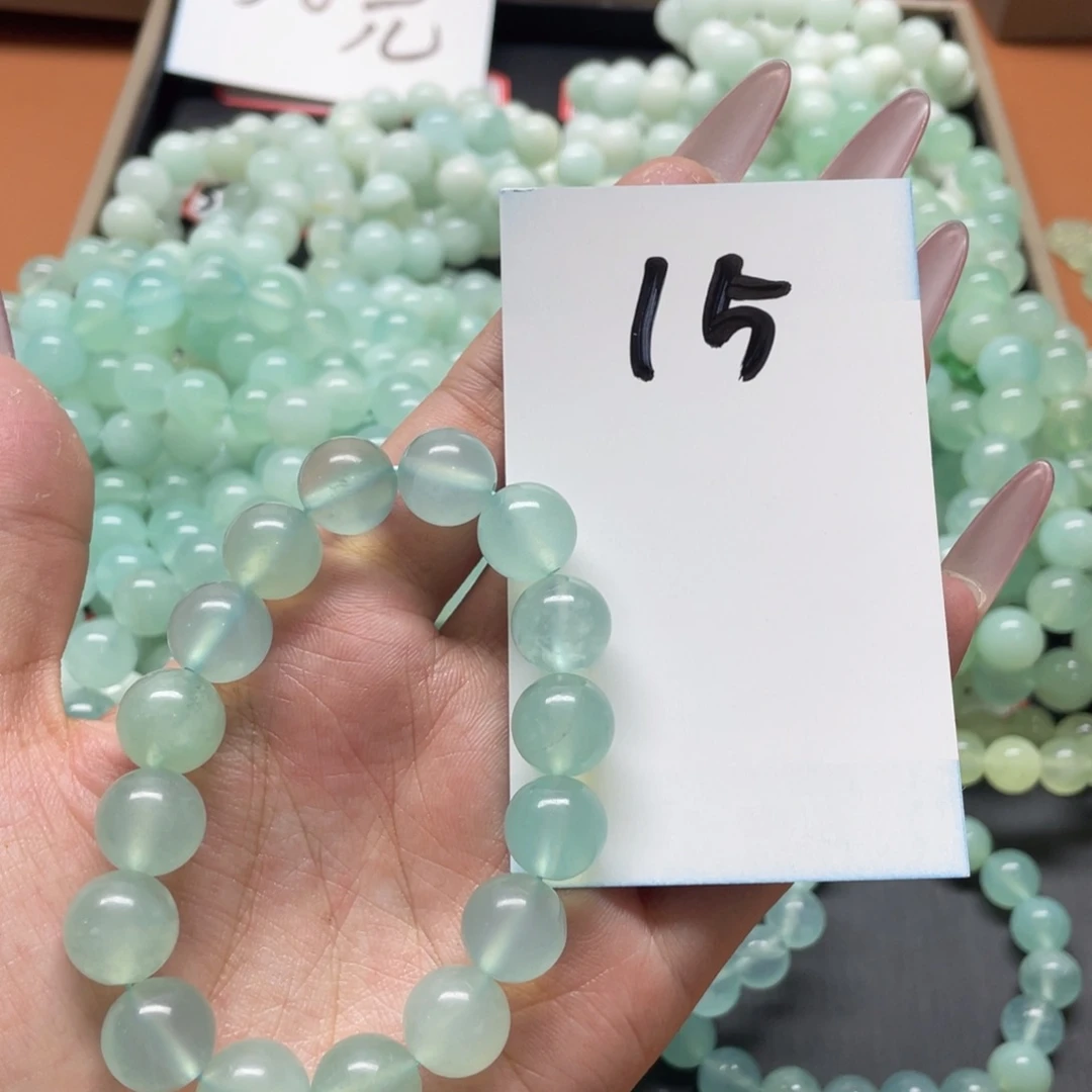 蛇纹石玉未镶嵌手链