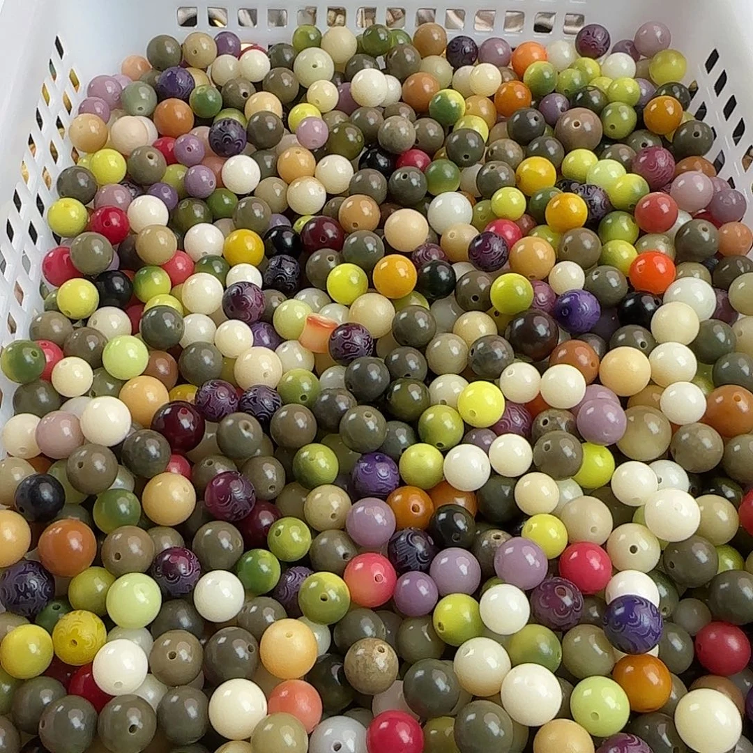 手串菩提根/象牙果微瑕卡10-12多宝圆200卡牌➕100备珠