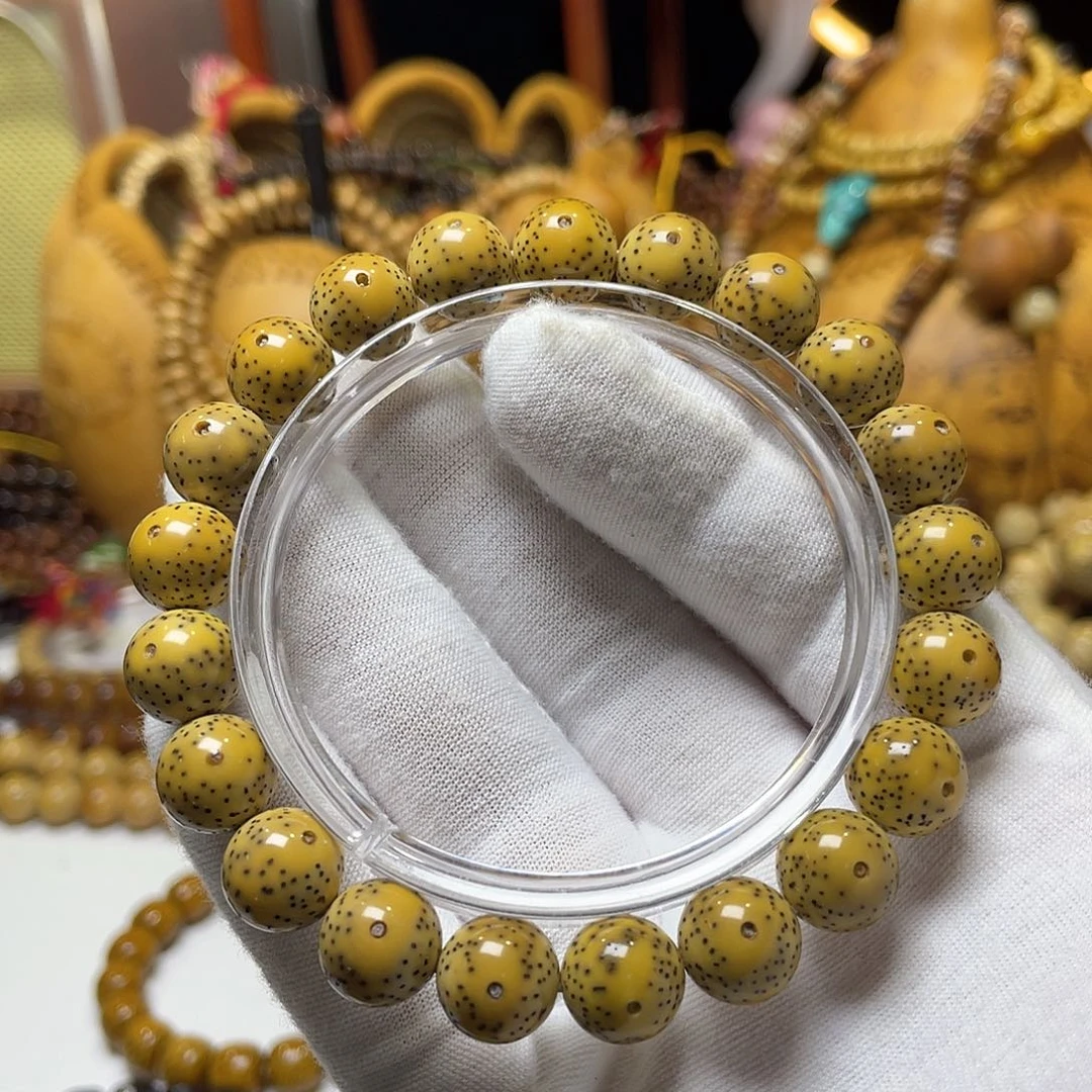 手串星月菩提11圆珠月朗星稀大眼睛