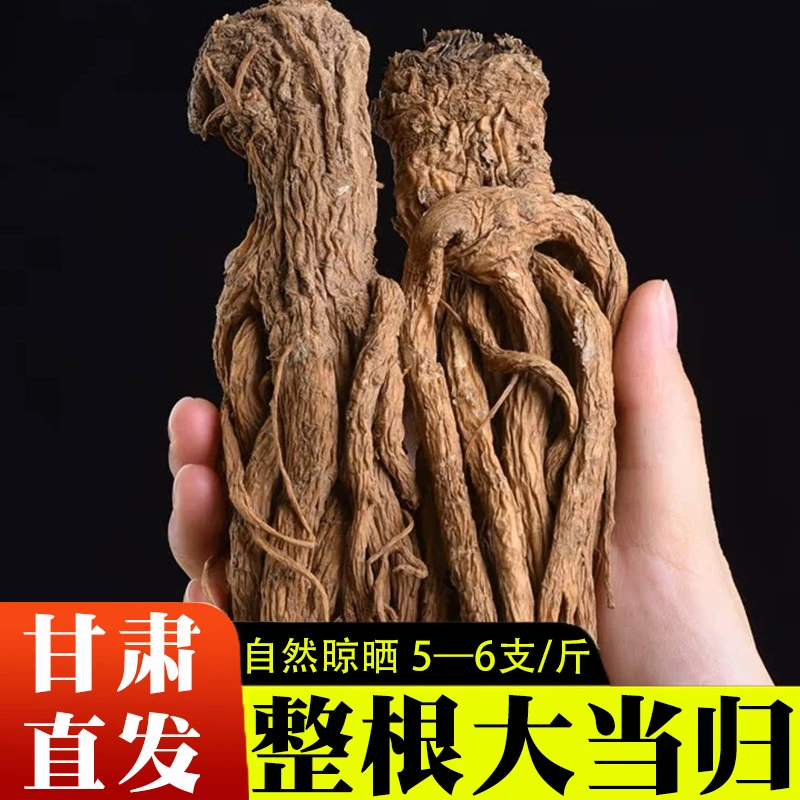 陇膳堂 无硫大当归岷县全当归整根甘肃特级野生中药材正品当归条