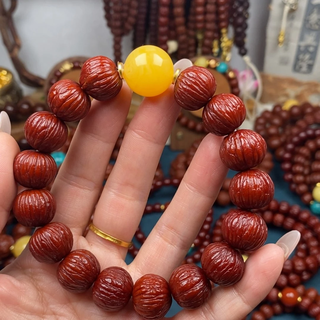 吊坠猴头核桃土豪16+蜡