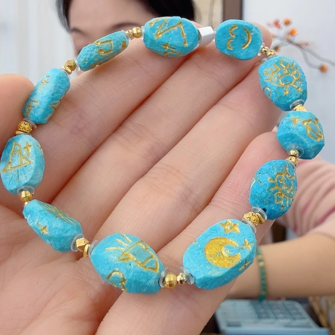 绿松石未镶嵌珠宝奇石