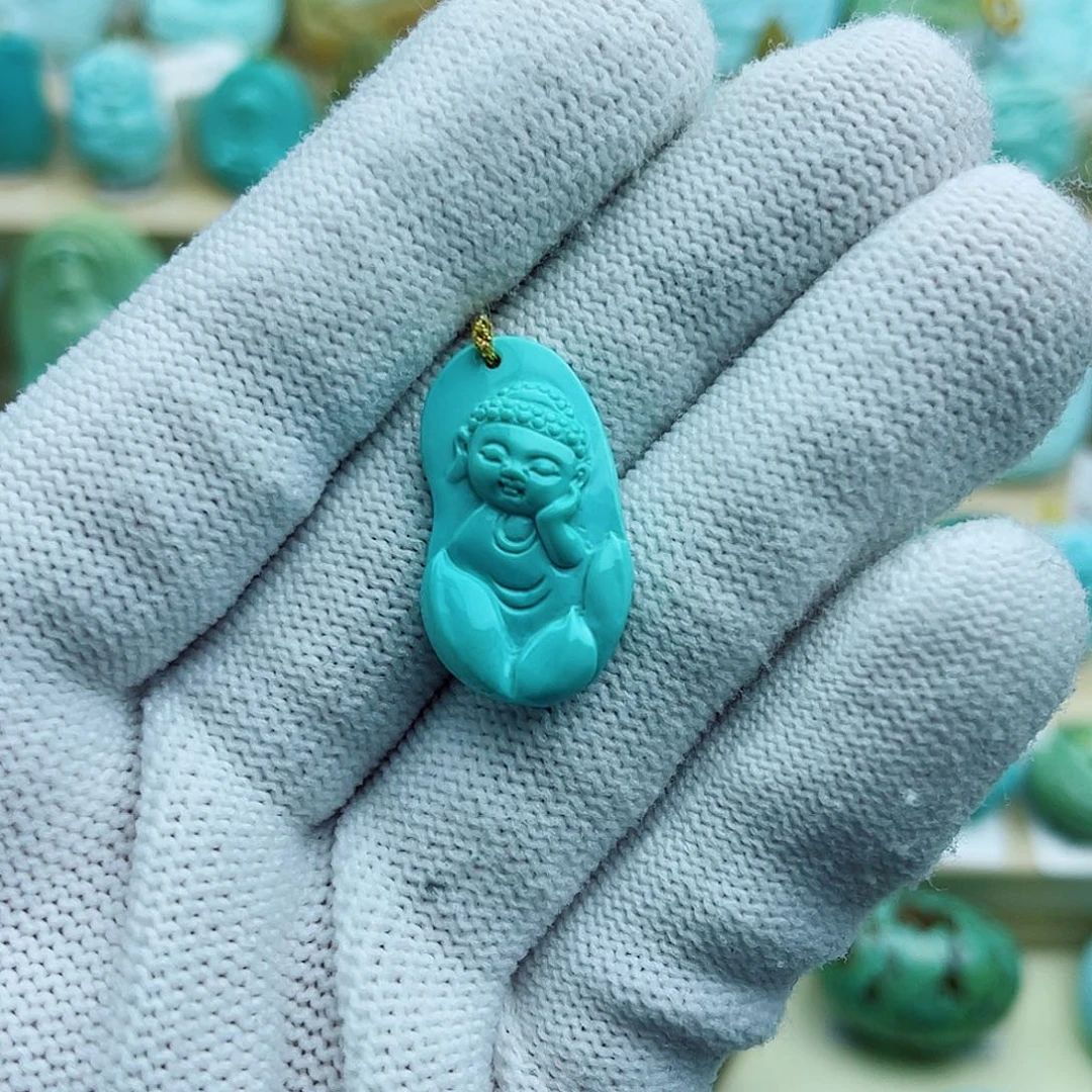 绿松石未镶嵌珠宝奇石