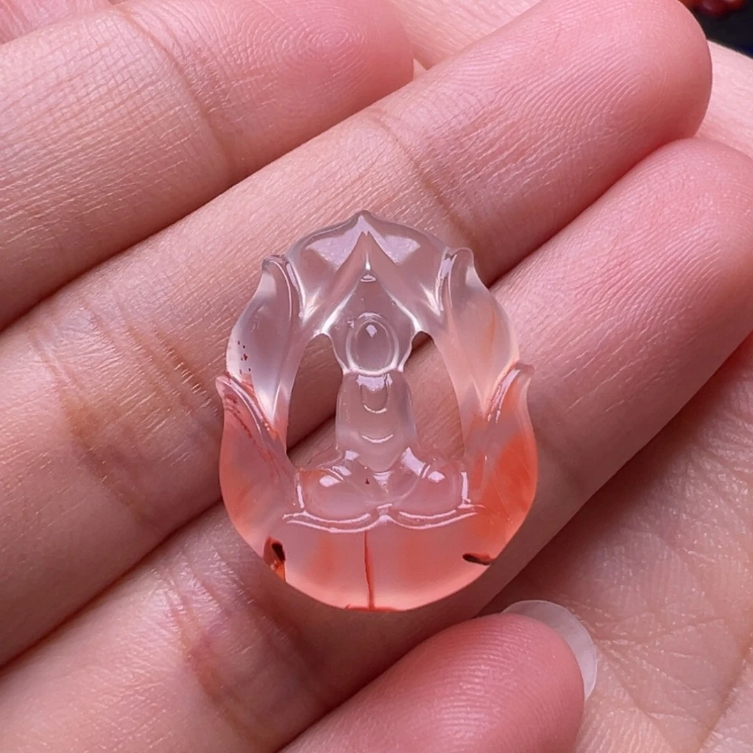 南红玛瑙未镶嵌珠宝奇石冰飘悟道