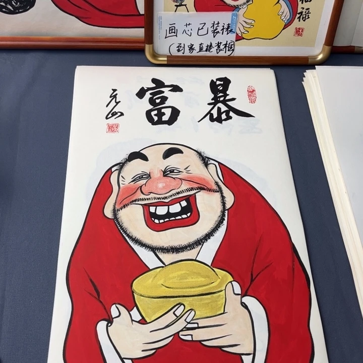 国画禅意画纯手绘作品