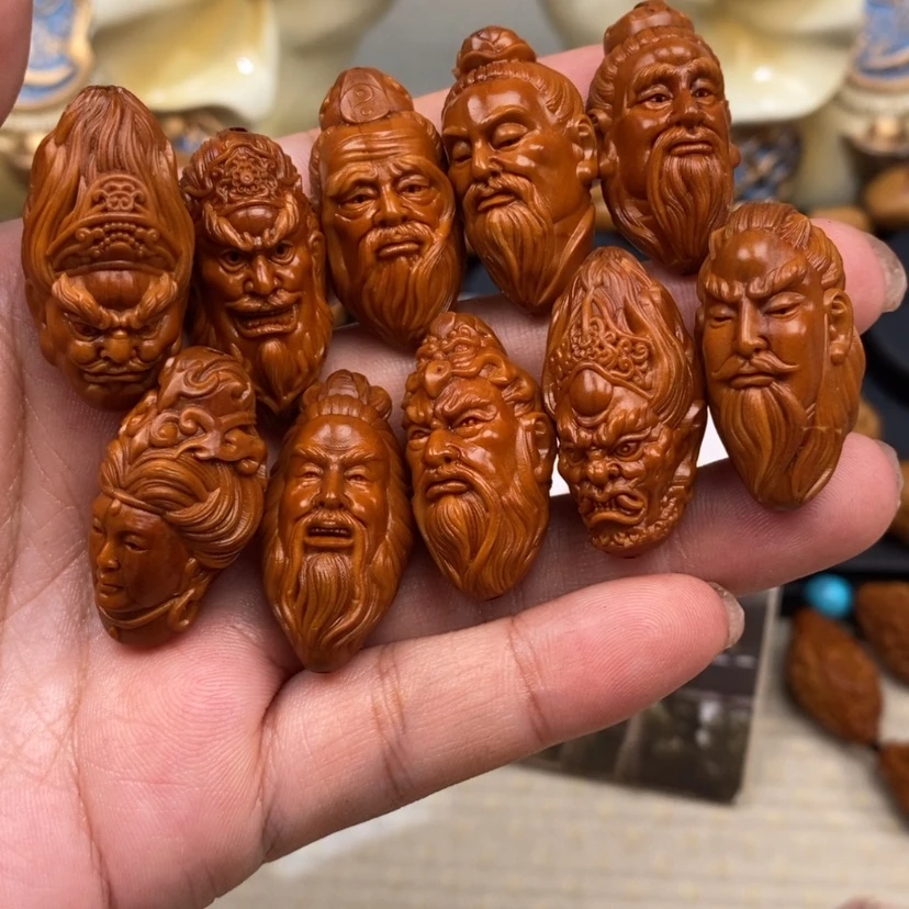 【闪购商品】橄榄核吊坠橄榄手工雕刻工艺