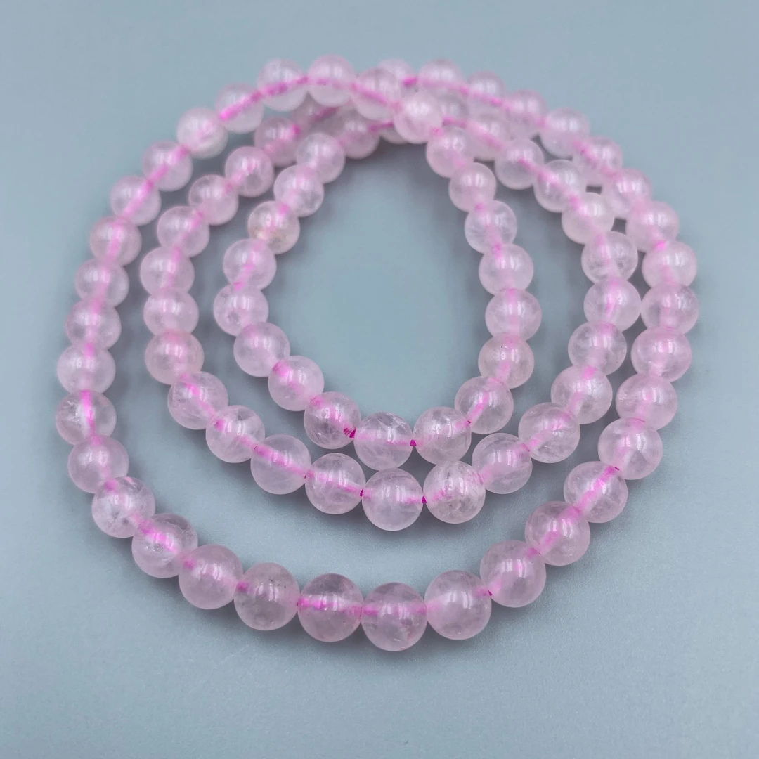 A25 粉水晶多圈多样式发一