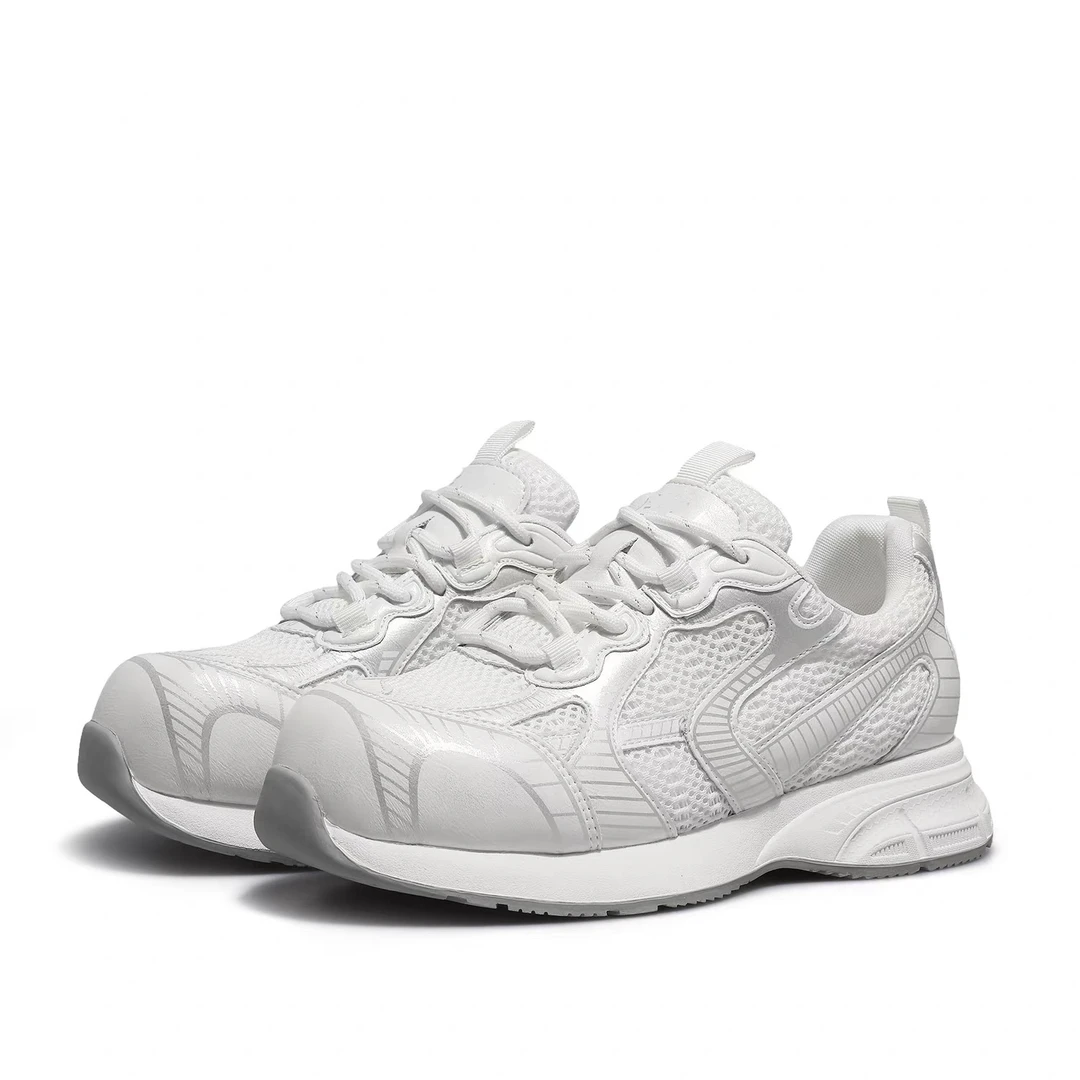 C7955  白色  时尚老爹鞋女2025新款厚底增高休闲运动鞋