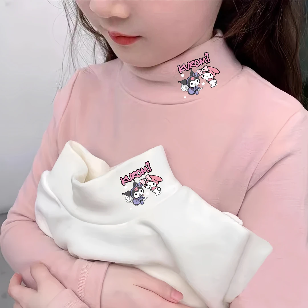 新款女童洋气半高领上装韩版保暖打底衫儿童保暖长袖秋冬季抗寒装