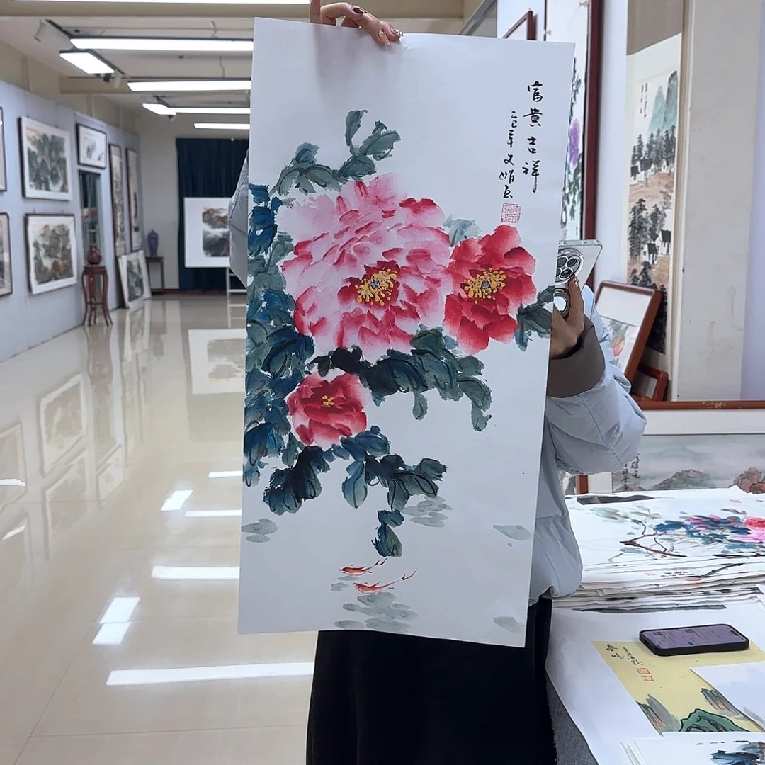 国画国画作品展。。。