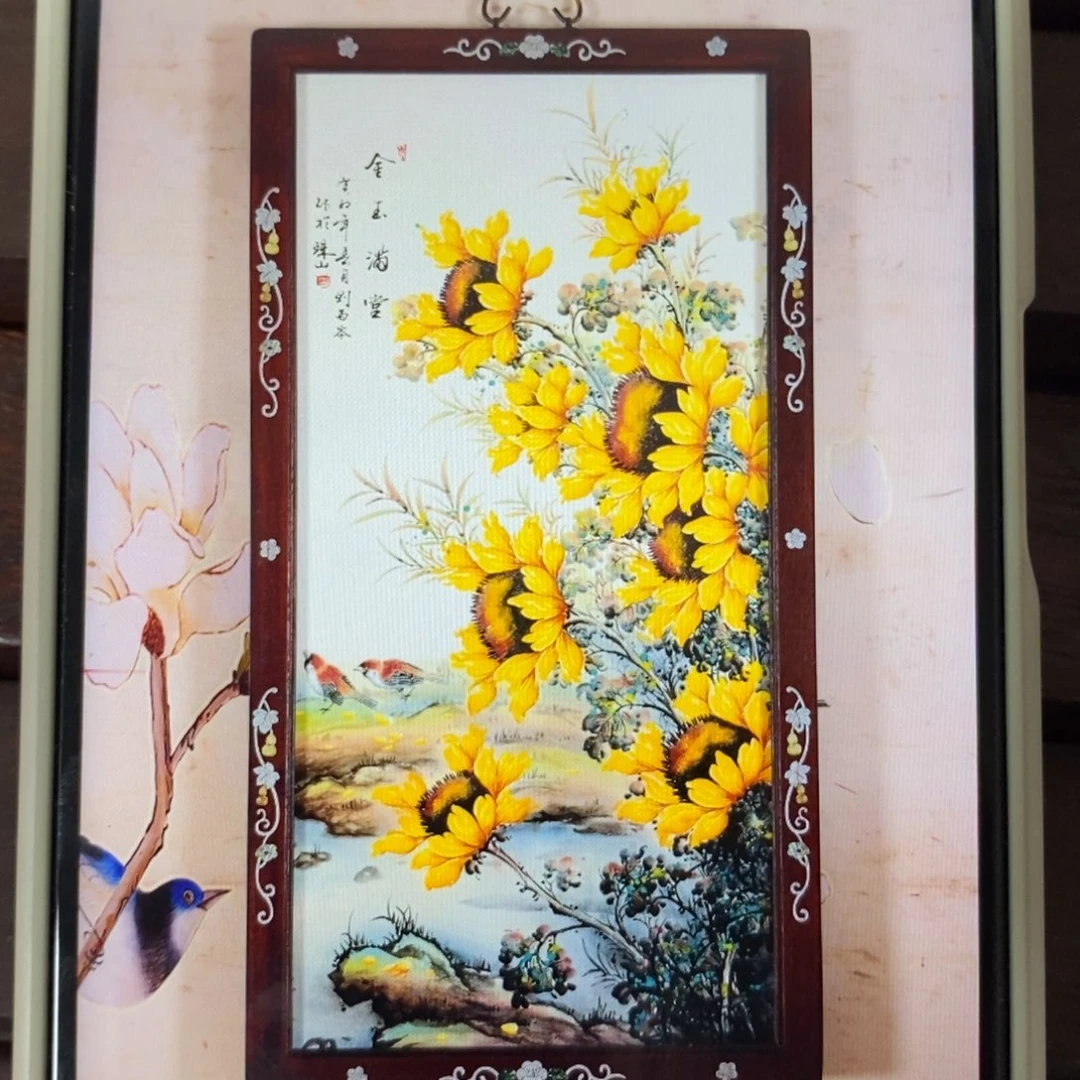 瓷86*46 景德镇瓷板画柴窑烧制