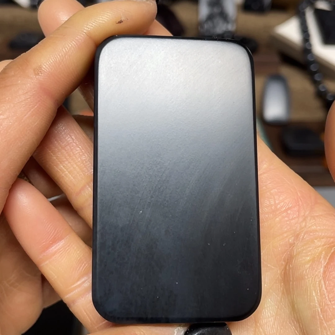 【闪购商品】和田玉（墨玉）吊坠(不含链)未镶嵌福利版97.8克