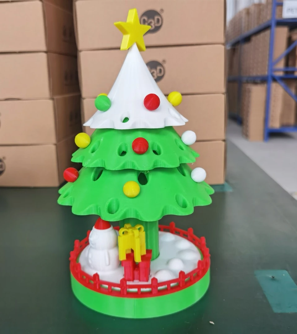 【C3D】PETG基础绿1kg 韧性好易成型高透明3D打印耗材 适用拓竹创想