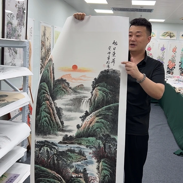 国画国画作品宣纸纯手绘