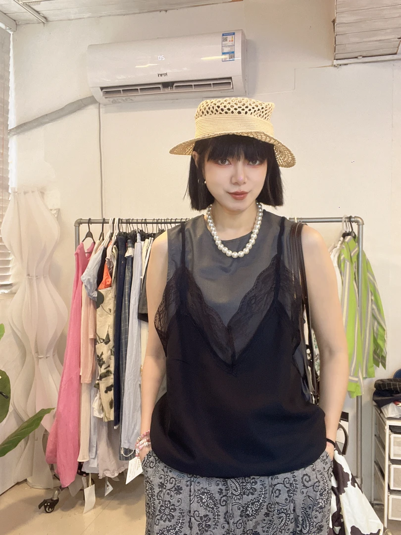 闪家新款西装面料假两件