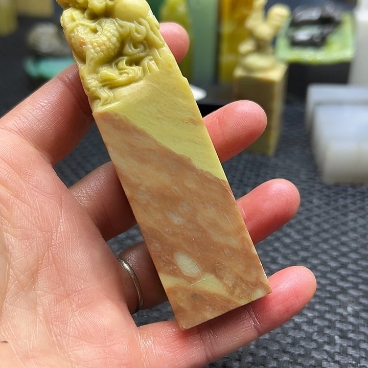 向***行青田石印章石印章石