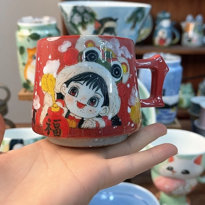 陶景德镇釉下手绘陶瓷