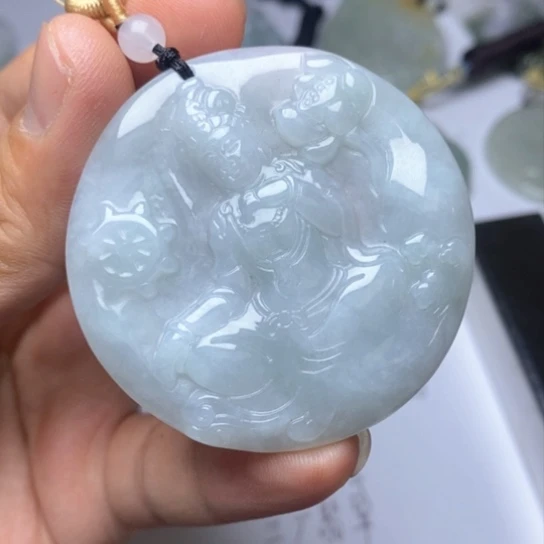 颈饰未镶嵌翡翠翡翠