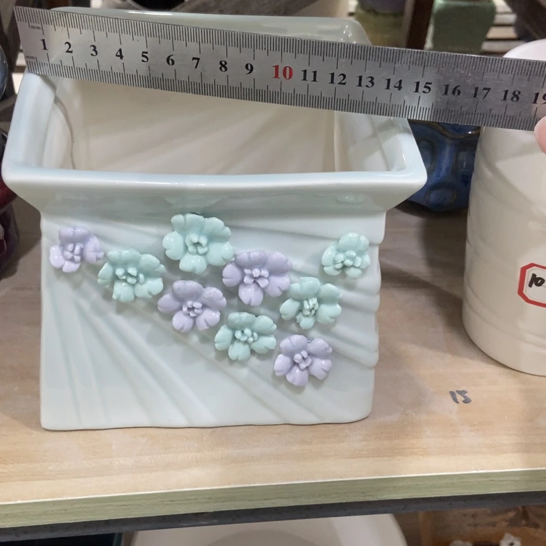 红陶高温陶瓷花盆