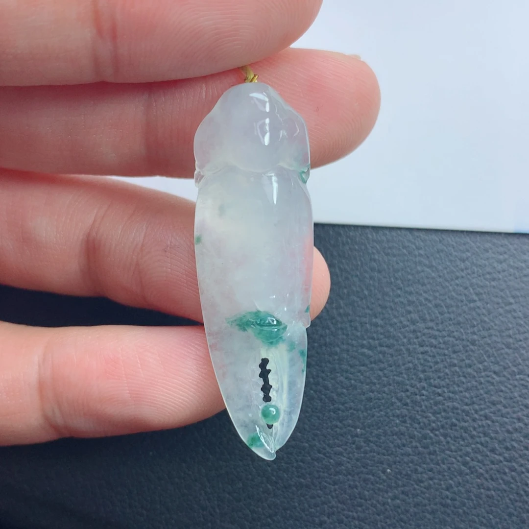 翡翠颈饰未镶嵌蟹钳