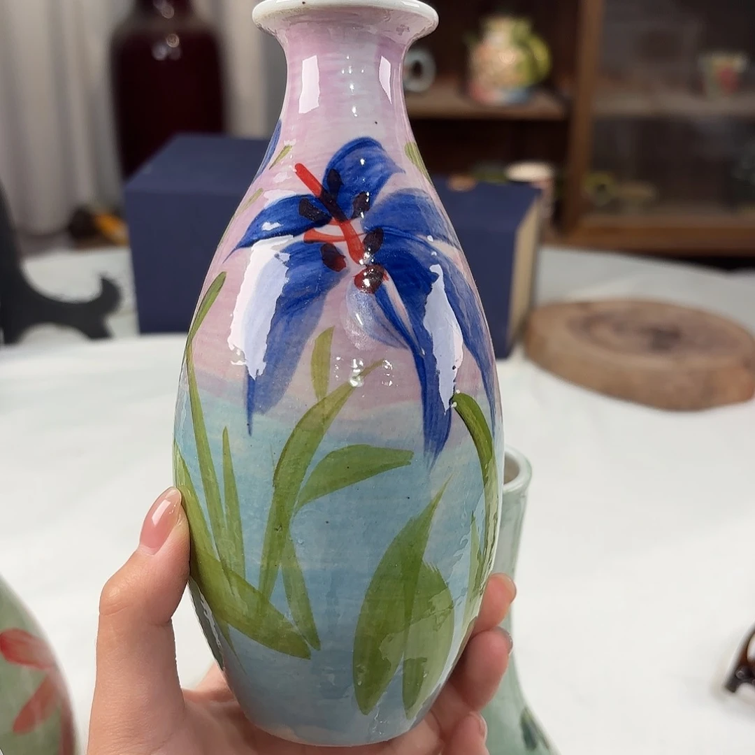 景德镇手绘高温釉下彩陶瓷茶具